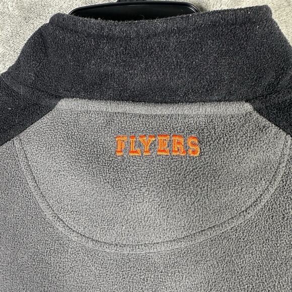 NHL Philadelphia Flyers Jacket Men's S Full Zip Fleece Logo Embroidered Gray - Picture 8 of 8